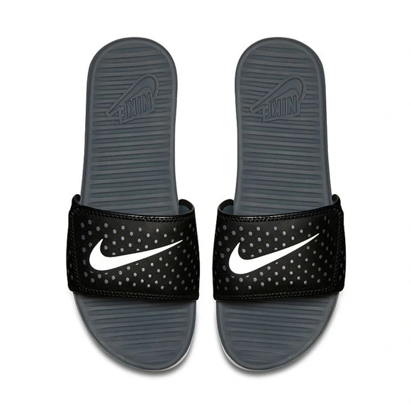 Nike Other - Nike Flex Motion Slide Sandals Black Grey Athletic Size 8 Mens